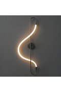 Lampa ścienna ESSA czarna 90 cm