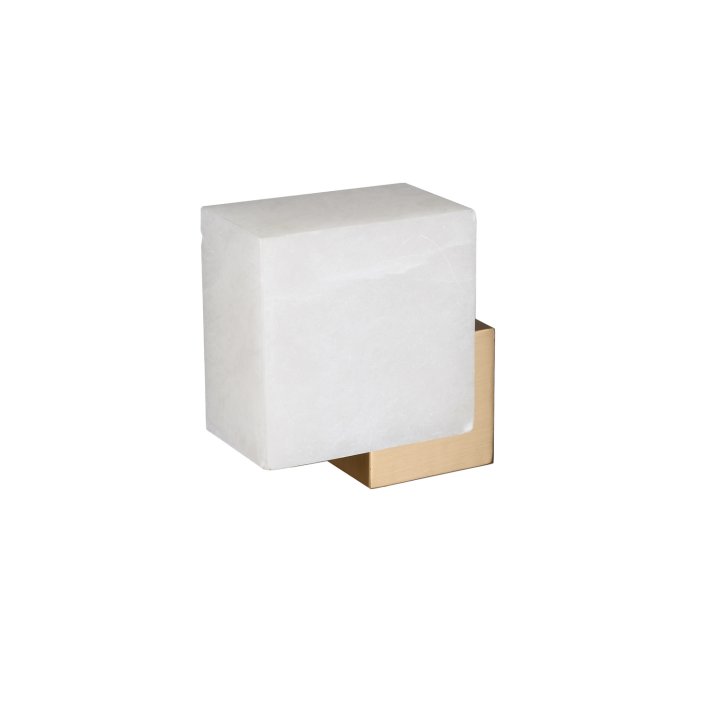 Lampa ścienna CUBO LED złota 18 cm
