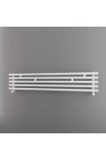 Grzejnik dekoracyjny Aries 2 poziomy Biały Imers szer. 1100 mm wys. 240 mm 430W