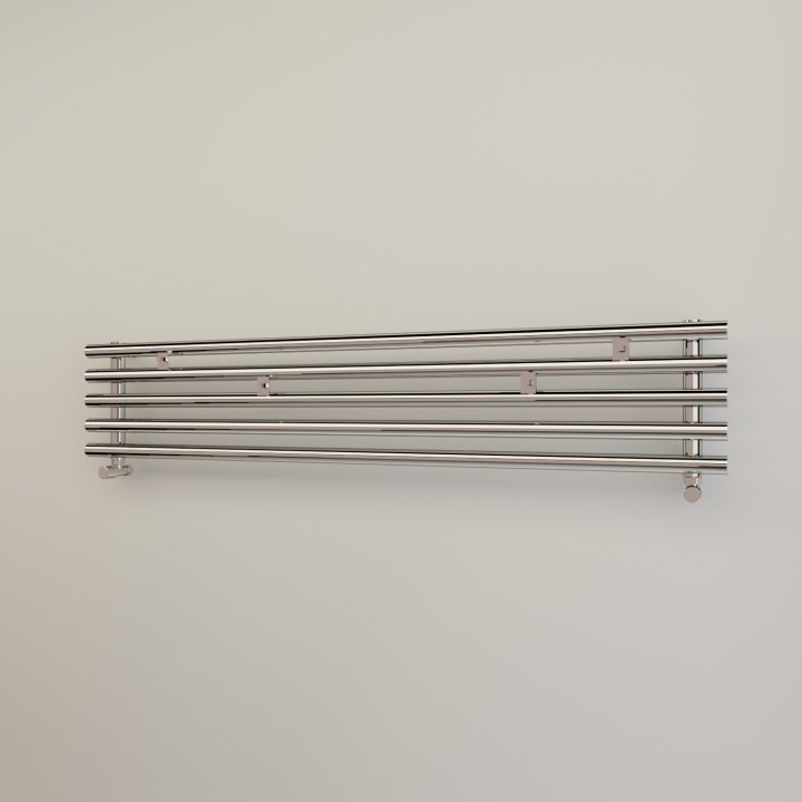 Grzejnik dekoracyjny Aries 1 poziomy Chromowany Imers szer. 900 mm wys. 190 mm 370W
