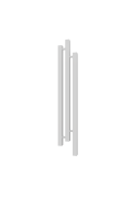 Grzejnik dekoracyjny Cubic 1 230x1360mm 425W biały mat