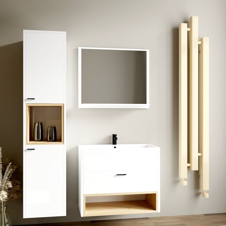 Grzejnik dekoracyjny Cubic 1 230x1360mm 425W biały mat