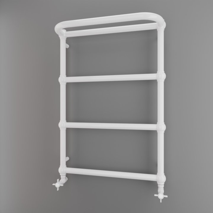 Grzejnik dekoracyjny Syntia 1 530x738mm biały 192W - Imers