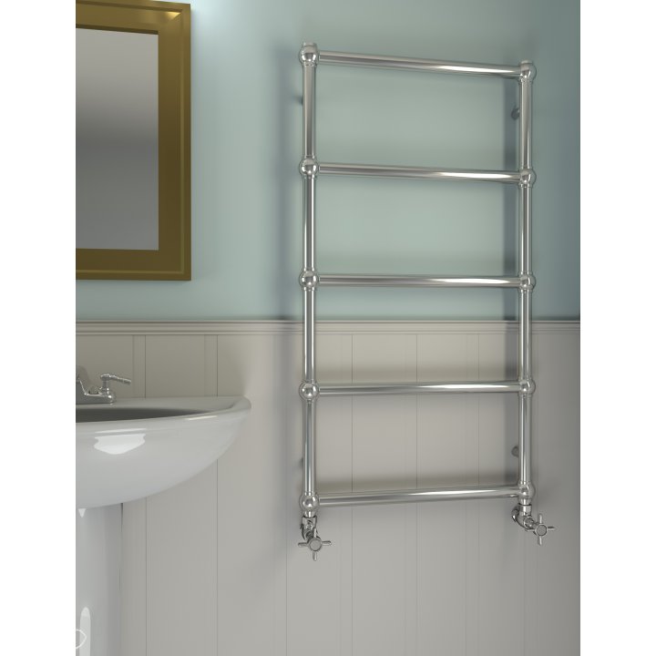 Grzejnik dekoracyjny Awena 1 530x508mm chrom 138W - Imers