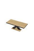 Stół Xenon 140 Dąb Artisan / Czarny Super Decor