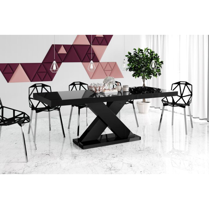 Stół Xenon 140 Dąb Artisan / Czarny Super Decor