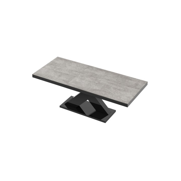 Stół Xenon 140 Dąb Artisan / Czarny Super Decor