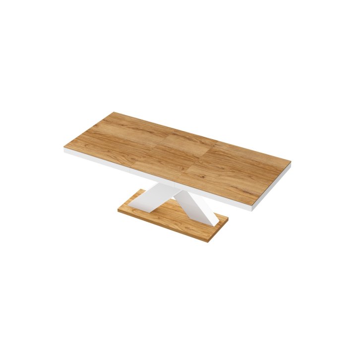 Stół Xenon 140 Dąb Artisan / Czarny Super Decor