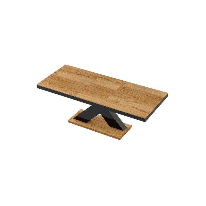 Stół Xenon 140 Dąb Artisan / Czarny Super Decor