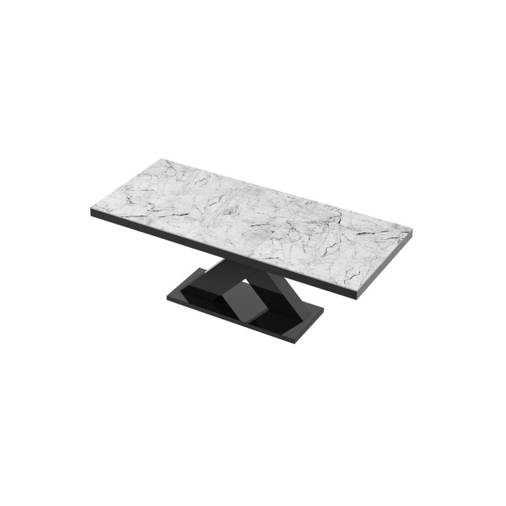 Stół Xenon 140 Dąb Artisan / Czarny Super Decor