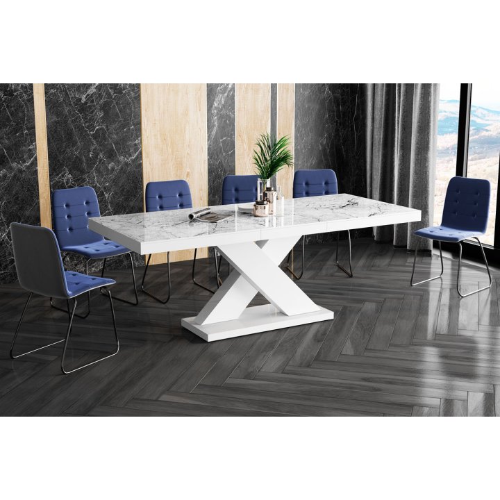 Stół Xenon 140 Dąb Artisan / Czarny Super Decor