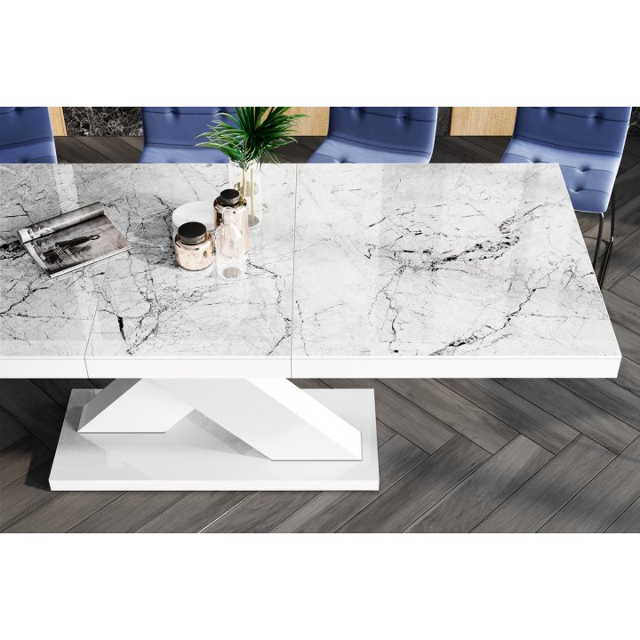 Stół Xenon 140 Dąb Artisan / Czarny Super Decor
