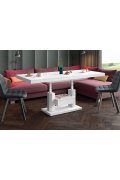 Ławostół Quadro Max Venatino White Hg+Biały Super Print (Hg/Mat)