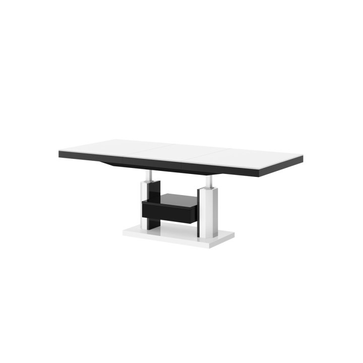Ławostół Quadro Max Venatino White Hg+Biały Super Print (Hg/Mat)