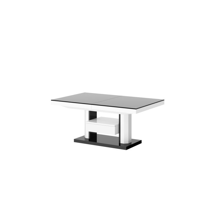 Ławostół Quadro Max Venatino White Hg+Biały Super Print (Hg/Mat)