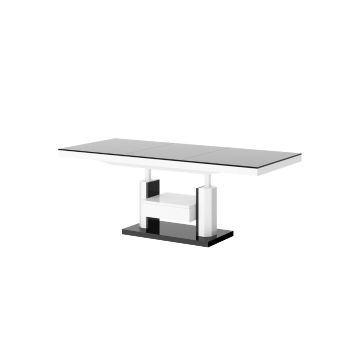 Ławostół Quadro Max Venatino White Hg+Biały Super Print (Hg/Mat)
