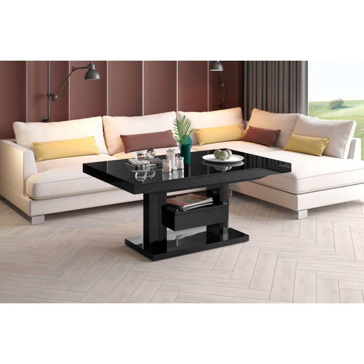 Ławostół Quadro Max Venatino White Hg+Biały Super Print (Hg/Mat)