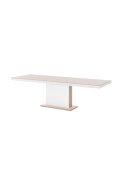 Stół Rozkładany Modica 160 Marble White Hg+Biały Super Print (Hg/Mat)