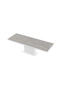 Stół Rozkładany Modica 160 Marble White Hg+Biały Super Print (Hg/Mat)