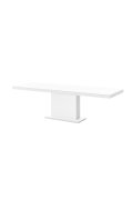 Stół Rozkładany Modica 160 Marble White Hg+Biały Super Print (Hg/Mat)