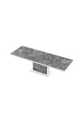 Stół Rozkładany Modica 160 Marble White Hg+Biały Super Print (Hg/Mat)