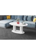 Ławostół Rozkładany Barletta Venatino Dark Hg+Biały Super Print (Hg/Mat)