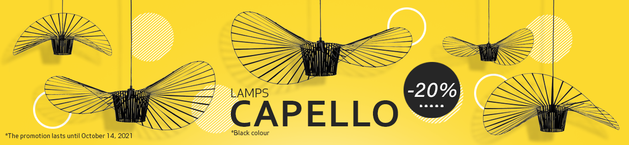Lampy Capello o 20% taniej w dniach od 30.09 do 14.10.2021
